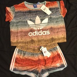 BRAND NEW ADIDAS SHORT SET